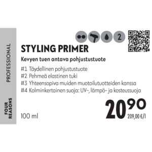 Hyllynreunapuhuja Styling Primer