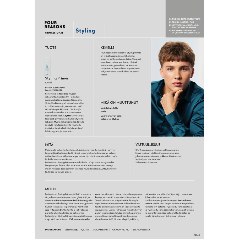 Fact Sheet Styling Primer